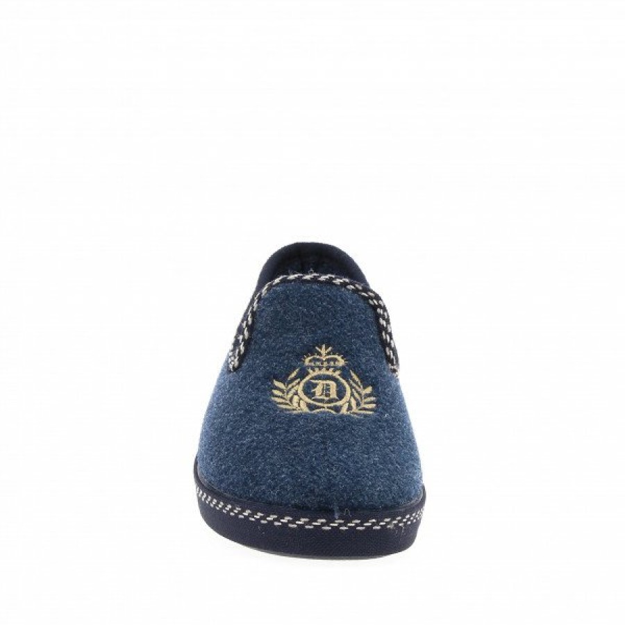 Pantoufles Maison de espadrille | Inth-P6850 Marine Bleu