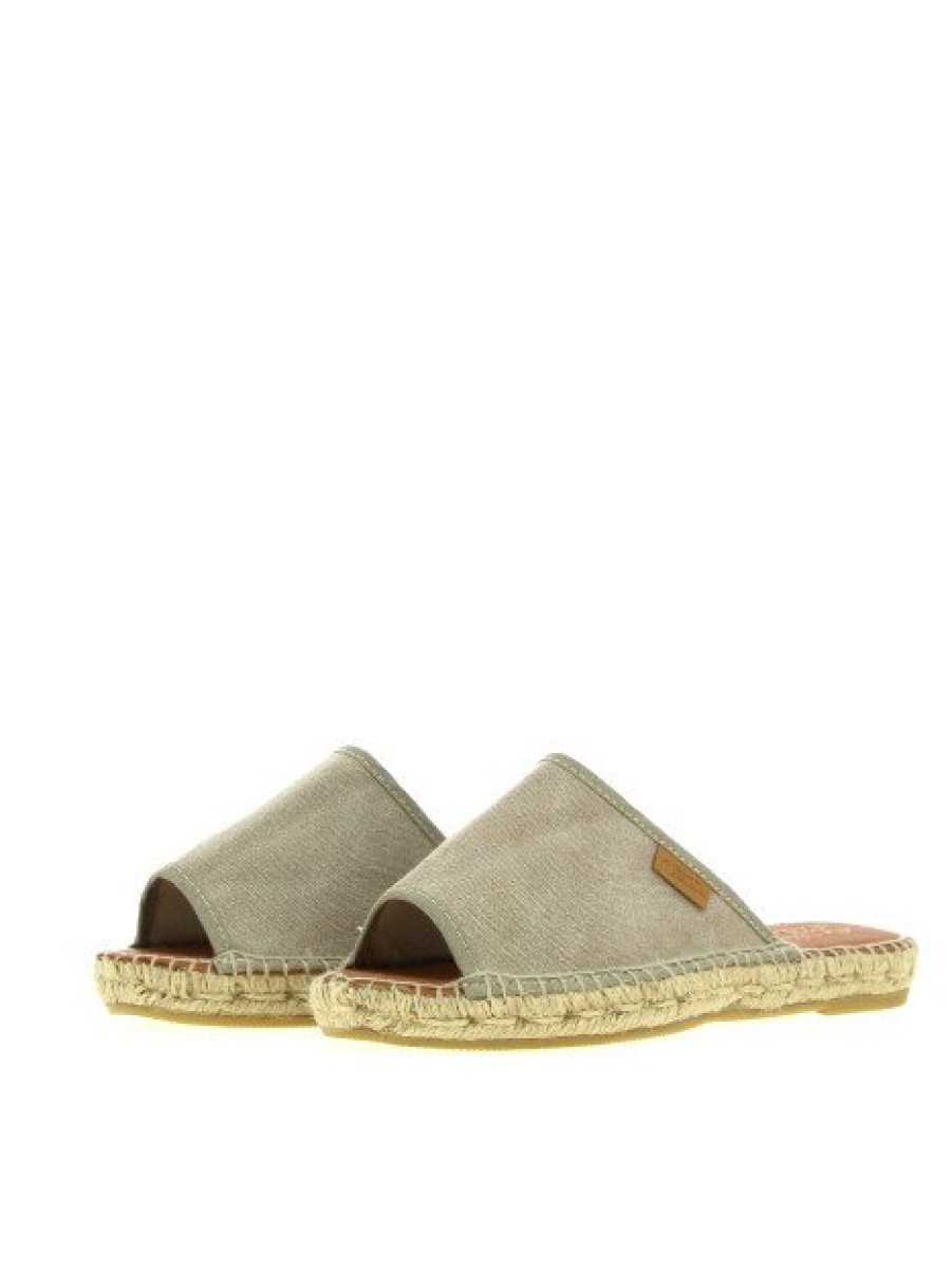 Espadrilles Maison de espadrille Femme | Inte-446Lona Taupe Ecru