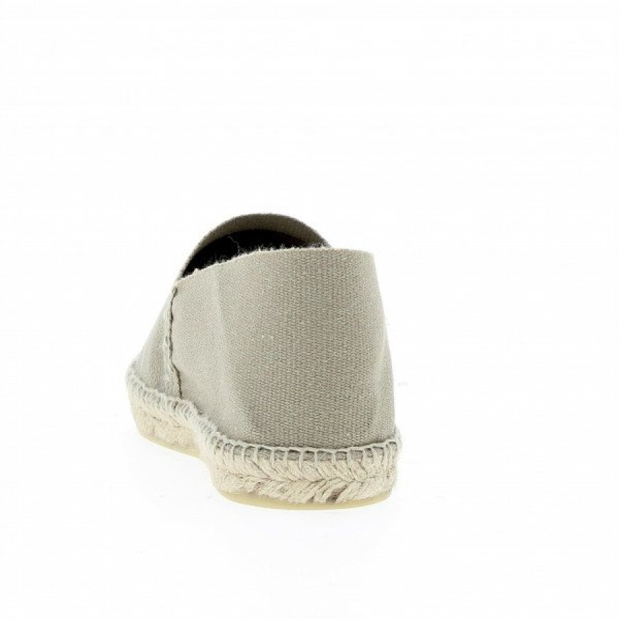 Espadrilles Maison de espadrille Cousu Main | Boucau 405 Lin Ecru