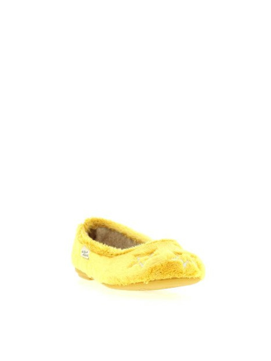 Pantoufles Maison de espadrille | Inth23-6047 Jaune