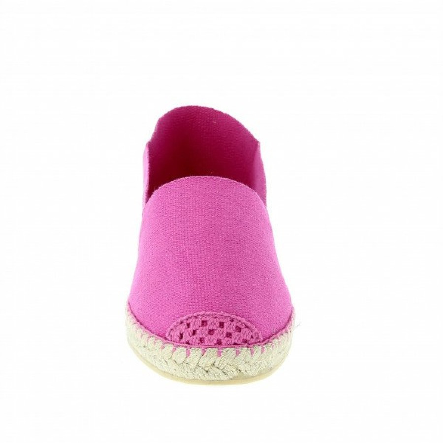 Espadrilles Maison de espadrille Cousu Machine | Souple Unis Fuchia Rose