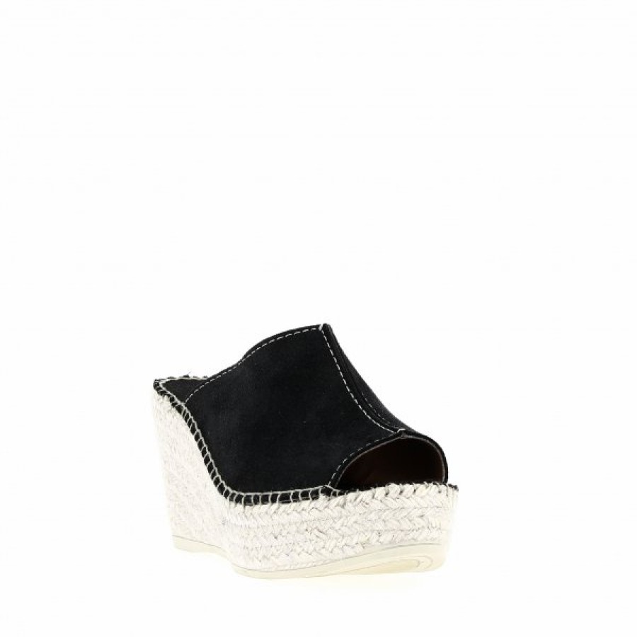 Espadrilles Maison de espadrille Femme | Inte-P968 Noir