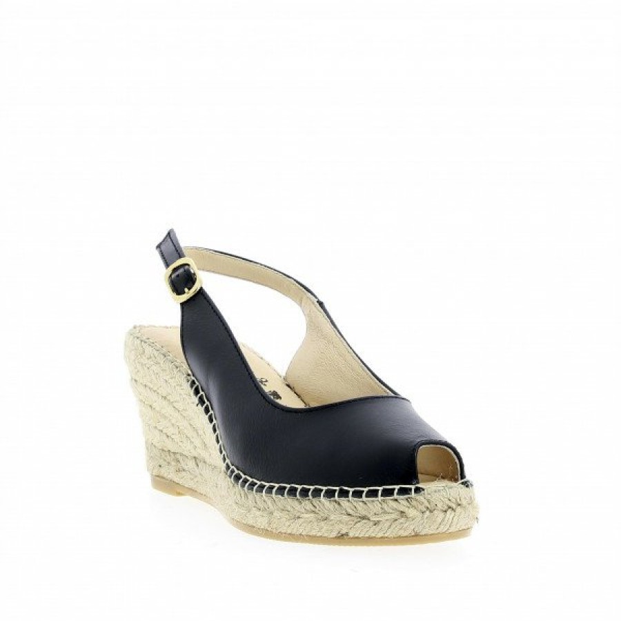 Espadrilles Maison de espadrille Femme | Inte-950 Noir