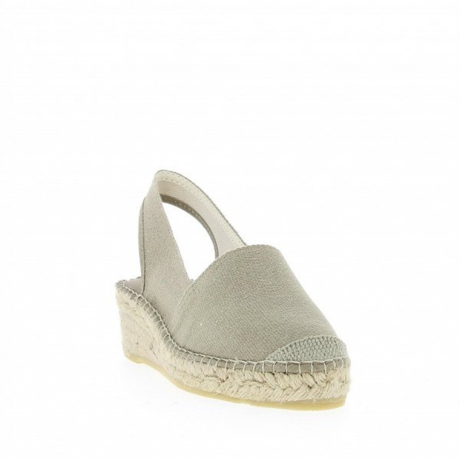 Espadrilles Maison de espadrille Femme | Inte-470 Lin Ecru