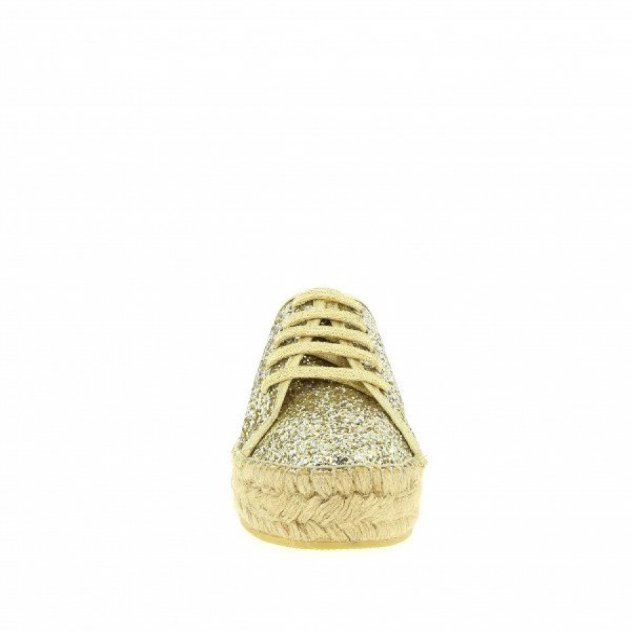 Espadrilles Maison de espadrille Femme | Inte22-495Glitter Or Jaune