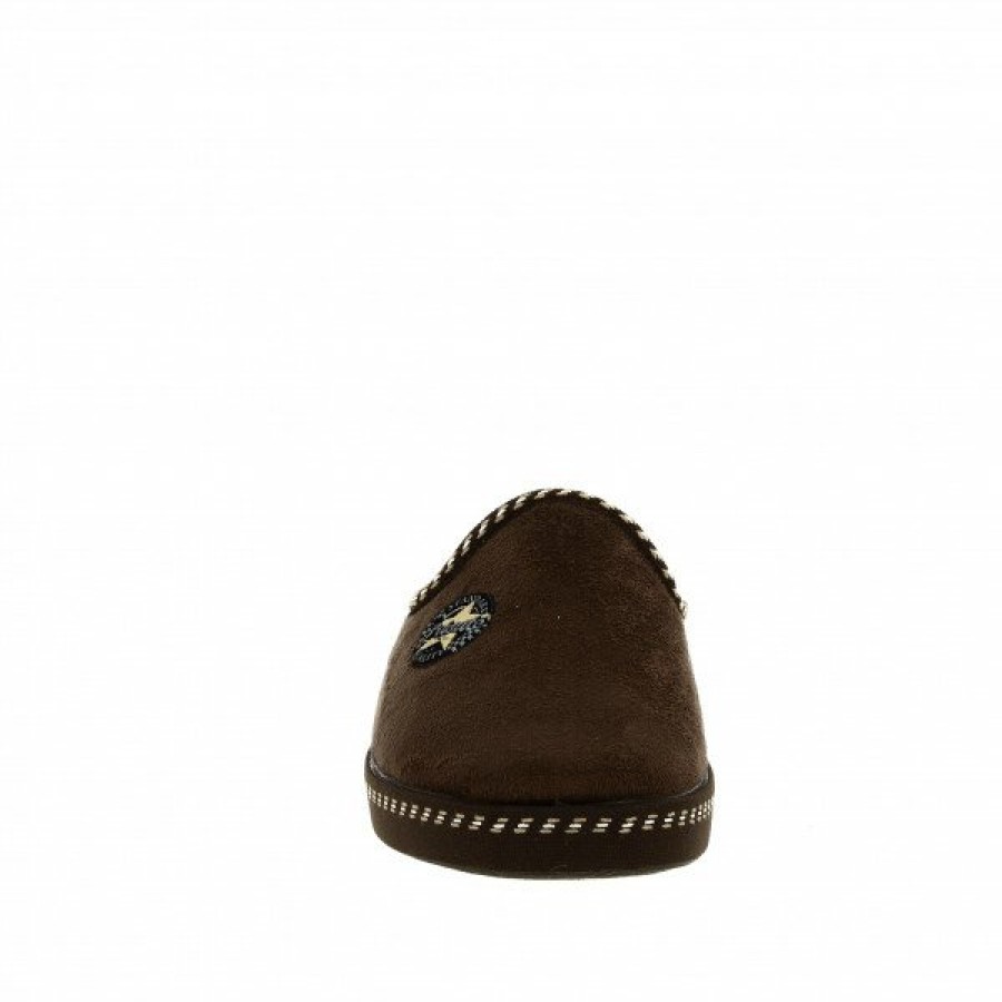 Pantoufles Maison de espadrille | Inth-P6865 Marron