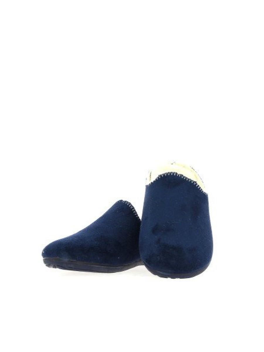 Pantoufles Maison de espadrille | Inth23-6523 Marine Bleu