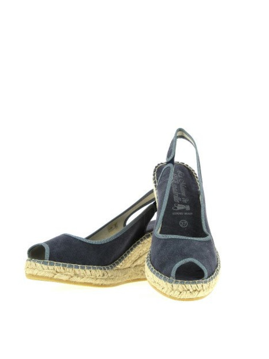 Espadrilles Maison de espadrille Femme | Inte23-230Lona Marine Bleu