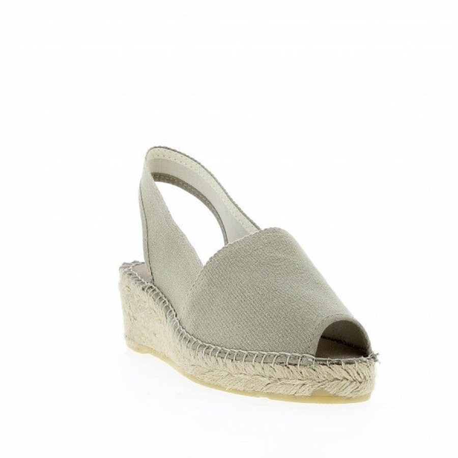 Espadrilles Maison de espadrille Femme | Inte-474 Lin Ecru