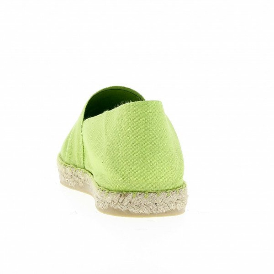 Espadrilles Maison de espadrille Cousu Machine | Souple Unis Anis Vert