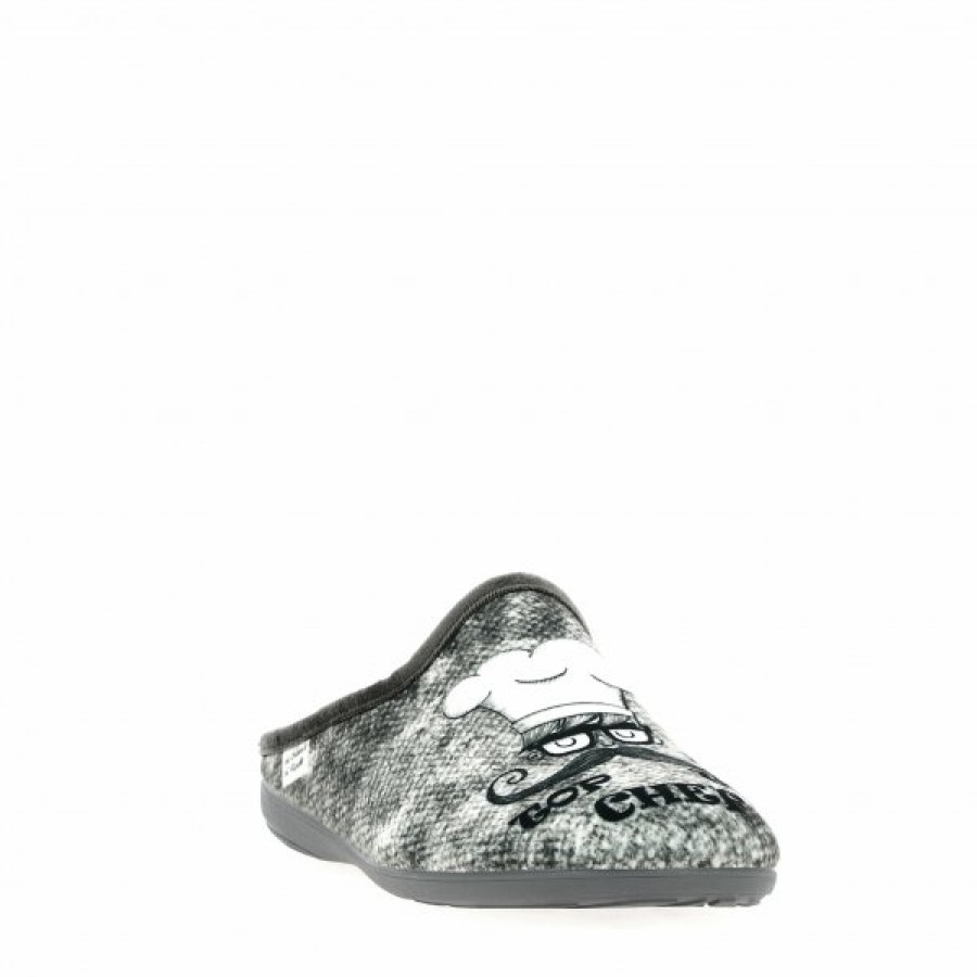 Pantoufles Maison de espadrille | Inth23-6741 Gris