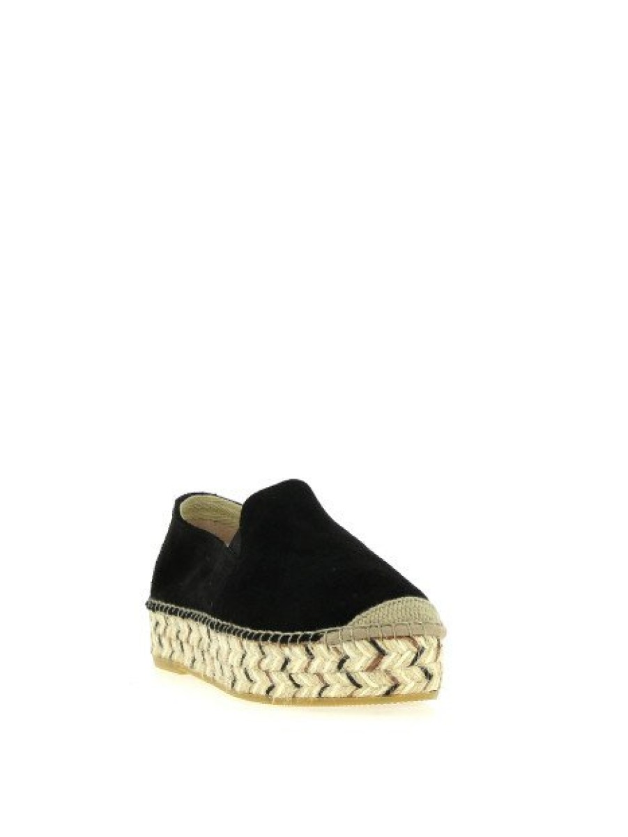 Espadrilles Maison de espadrille Femme | Inte23-488 Noir