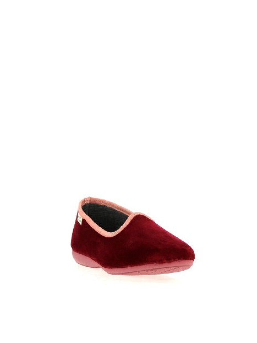 Pantoufles Maison de espadrille | Inth23-6202 Bordeaux Rouge