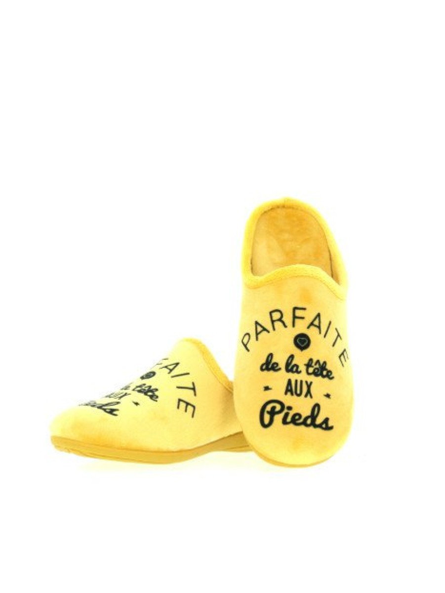 Pantoufles Maison de espadrille | Inth23-102 Jaune