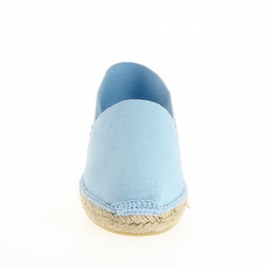 Espadrilles Maison de espadrille Cousu Main | Boucau 405 Ciel Bleu