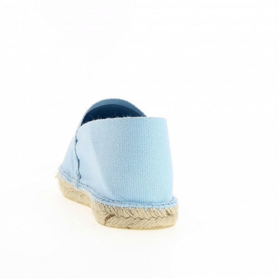 Espadrilles Maison de espadrille Cousu Main | Boucau 405 Ciel Bleu