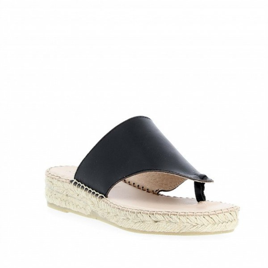 Espadrilles Maison de espadrille Femme | Inte-700 Noir