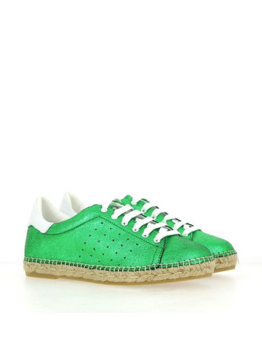 Espadrilles Maison de espadrille Femme | Inte23-1036 Vert