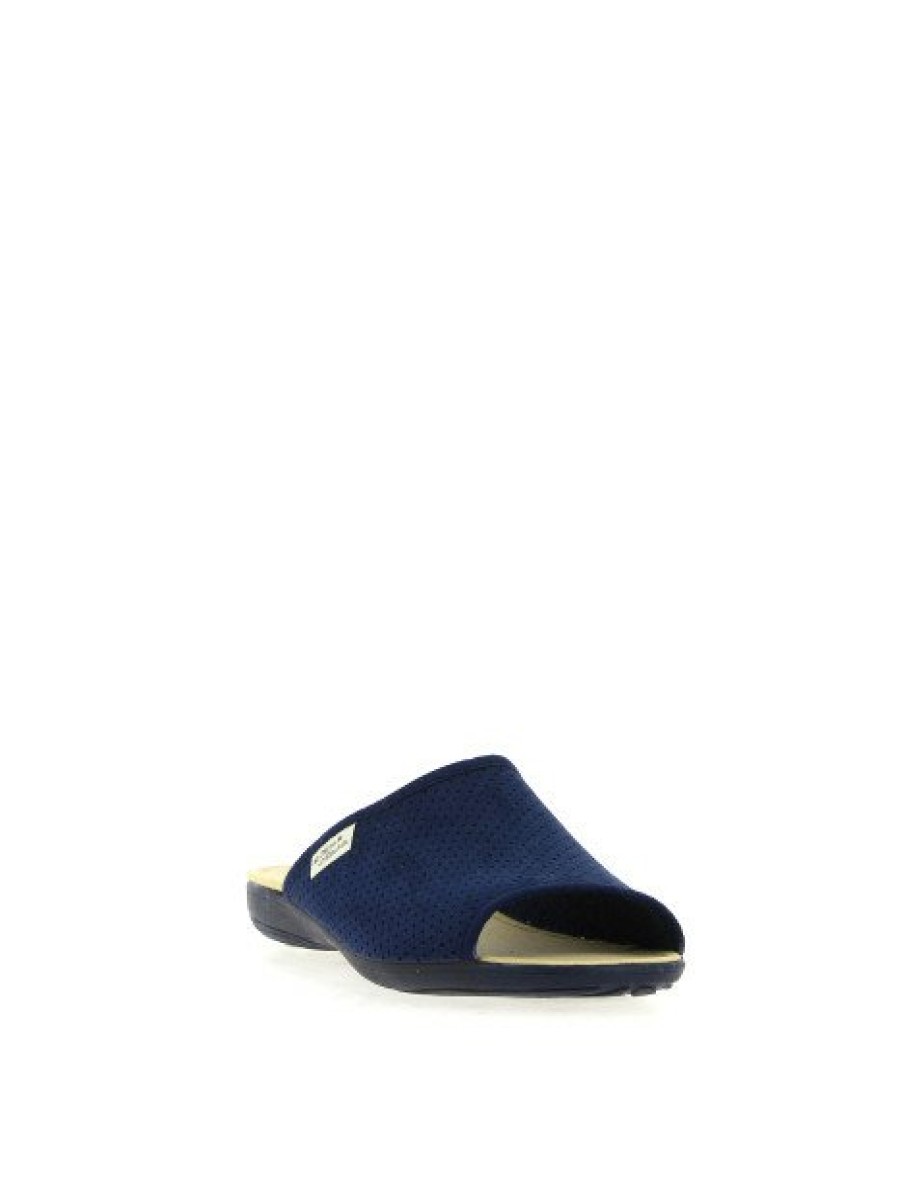 Pantoufles Maison de espadrille | Inte23-C2101 Marine Bleu