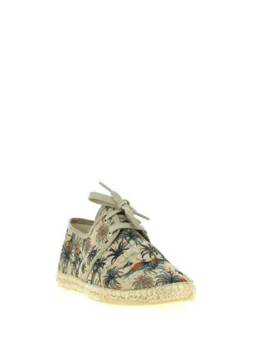 Espadrilles Maison de espadrille Homme | Inte23-102Belhara Lin Ecru