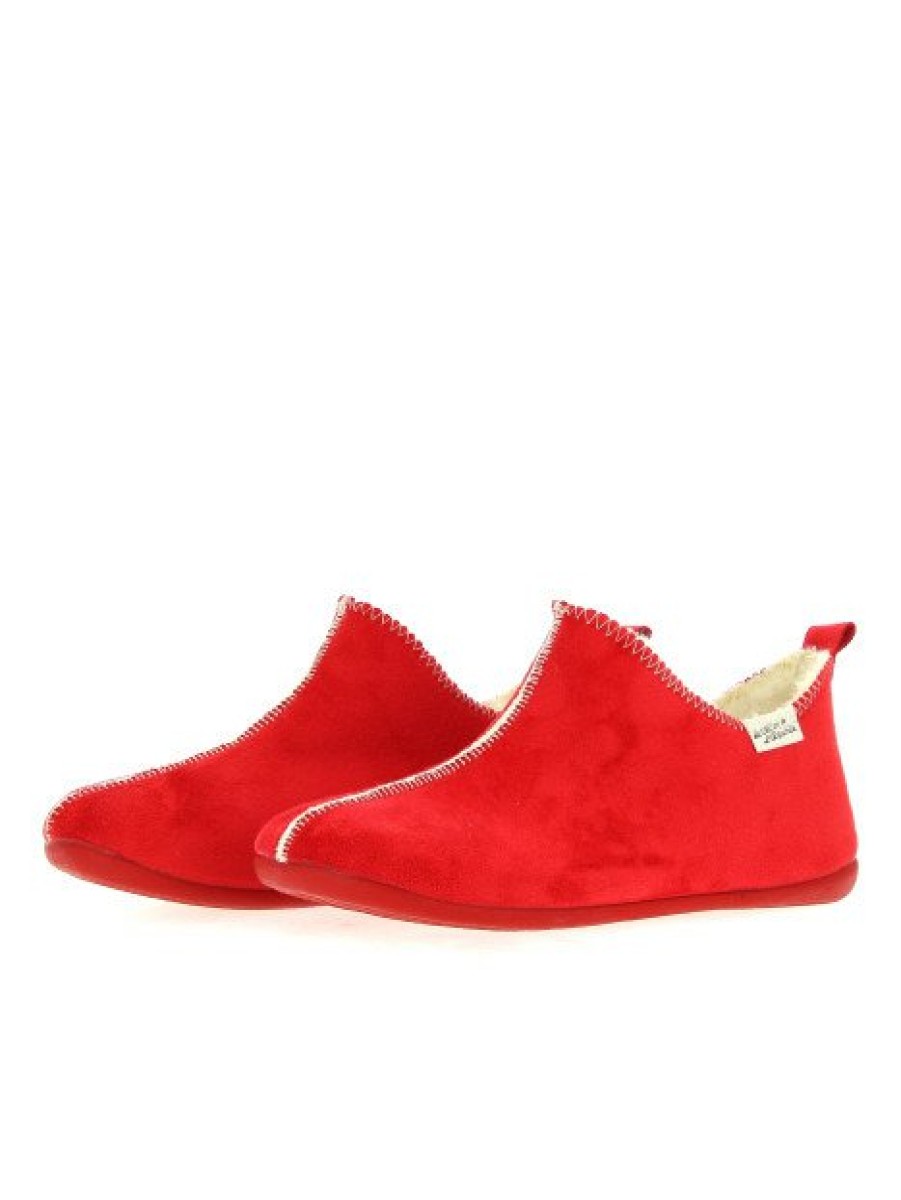 Pantoufles Maison de espadrille | Inth-En6030 Rouge