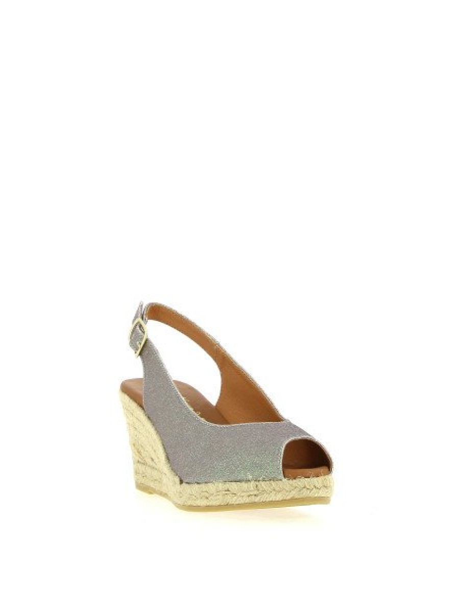 Espadrilles Maison de espadrille Femme | Inte23-850 Taupe Ecru