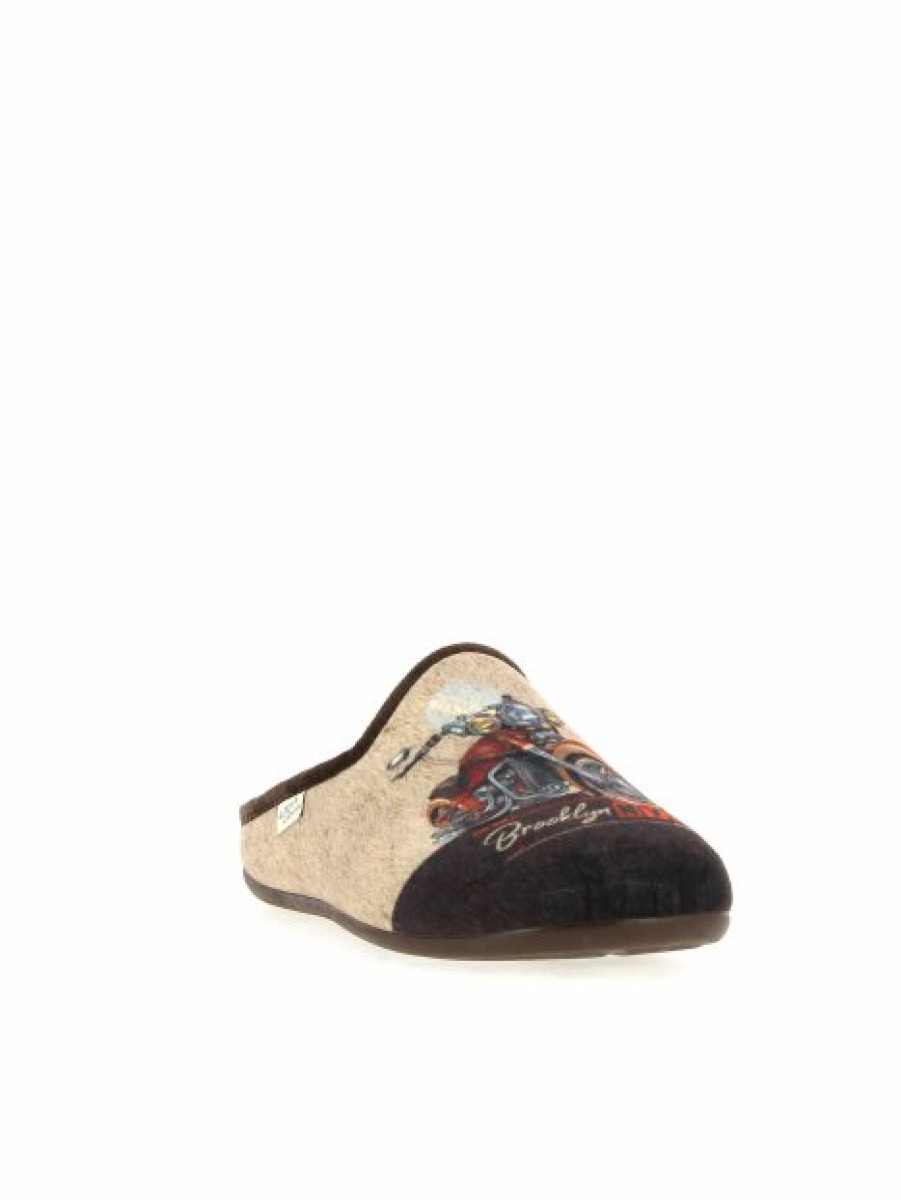 Pantoufles Maison de espadrille | Inth23-6734 Marron