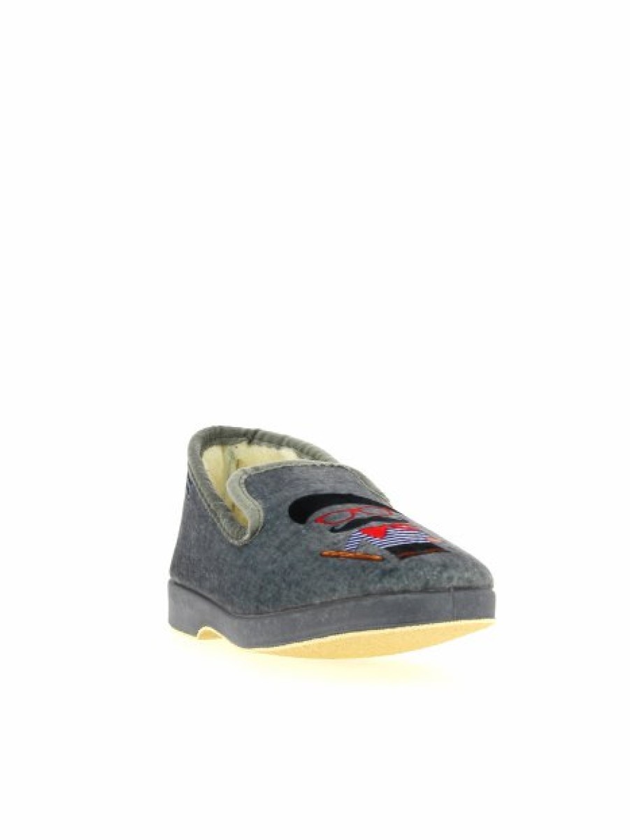 Pantoufles Maison de espadrille | Inth23-7728 Gris