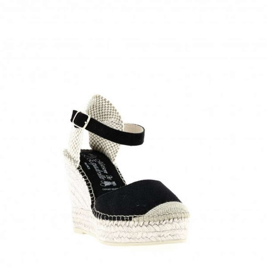 Espadrilles Maison de espadrille Femme | Inte-P964 Noir