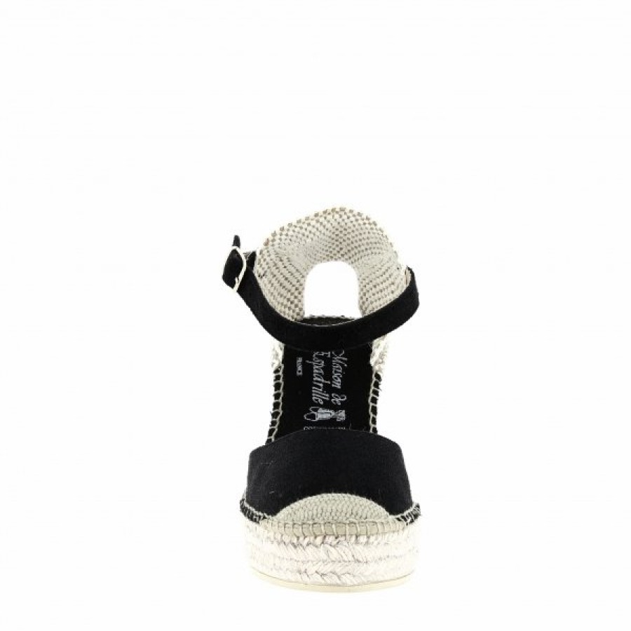 Espadrilles Maison de espadrille Femme | Inte-P964 Noir