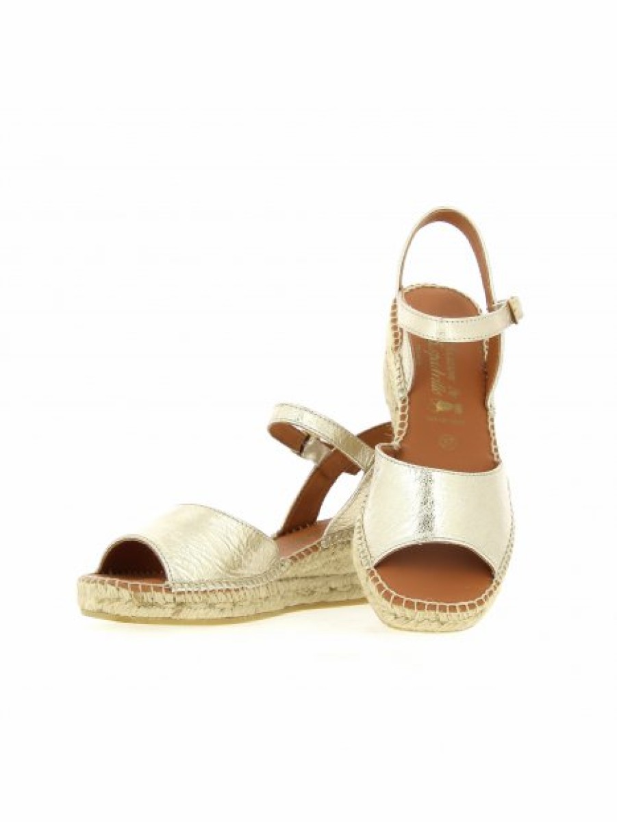 Espadrilles Maison de espadrille Femme | Inte-P283 Or Jaune