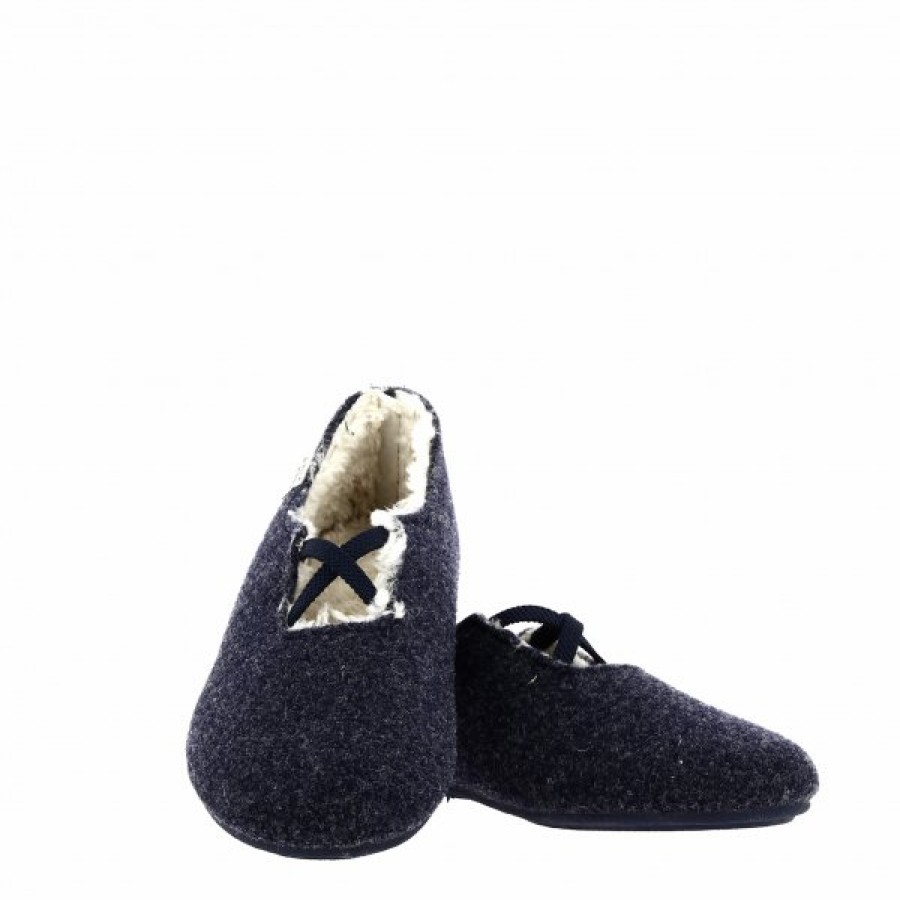 Pantoufles Maison de espadrille | Inth22-6002 Marine Bleu