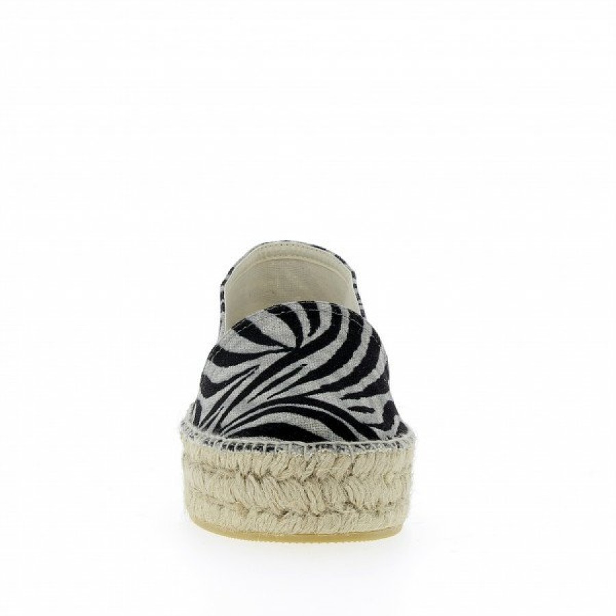 Espadrilles Maison de espadrille Femme | Inte-P485Rustic Zebre Noir