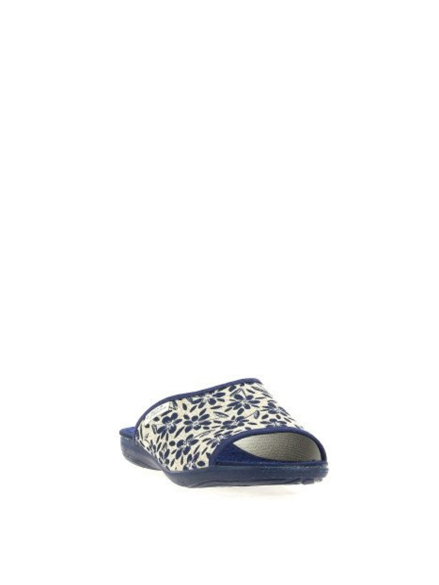 Pantoufles Maison de espadrille | Inte23-C2053 Marine Bleu