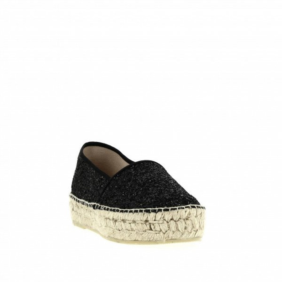 Espadrilles Maison de espadrille Femme | Inte-P485Glitter Noir