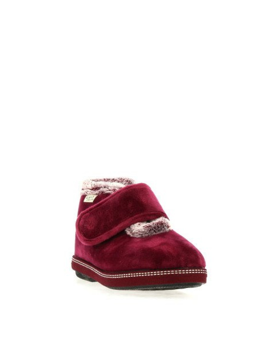 Pantoufles Maison de espadrille | Inth-P6830 Bordeaux Rouge