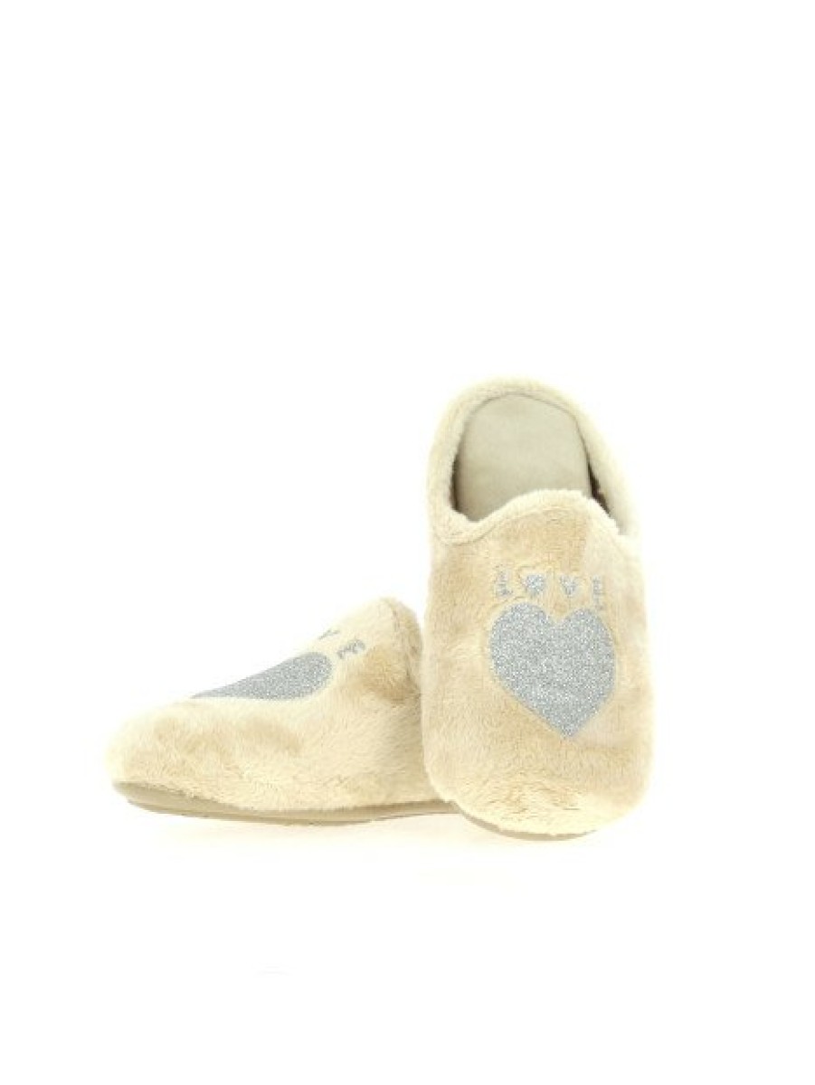 Pantoufles Maison de espadrille | Inth23-9010 Or Jaune