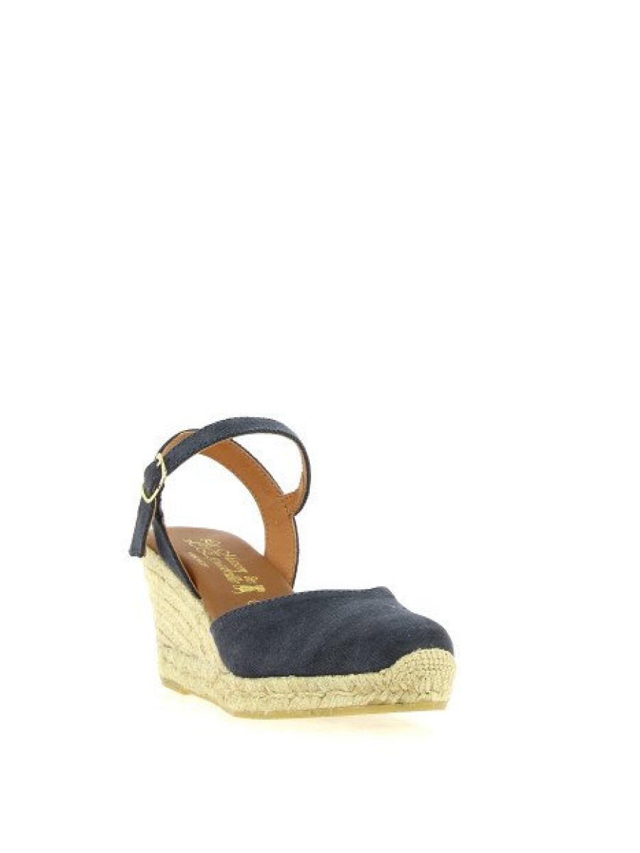 Espadrilles Maison de espadrille Femme | Inte23-815 Marine Bleu