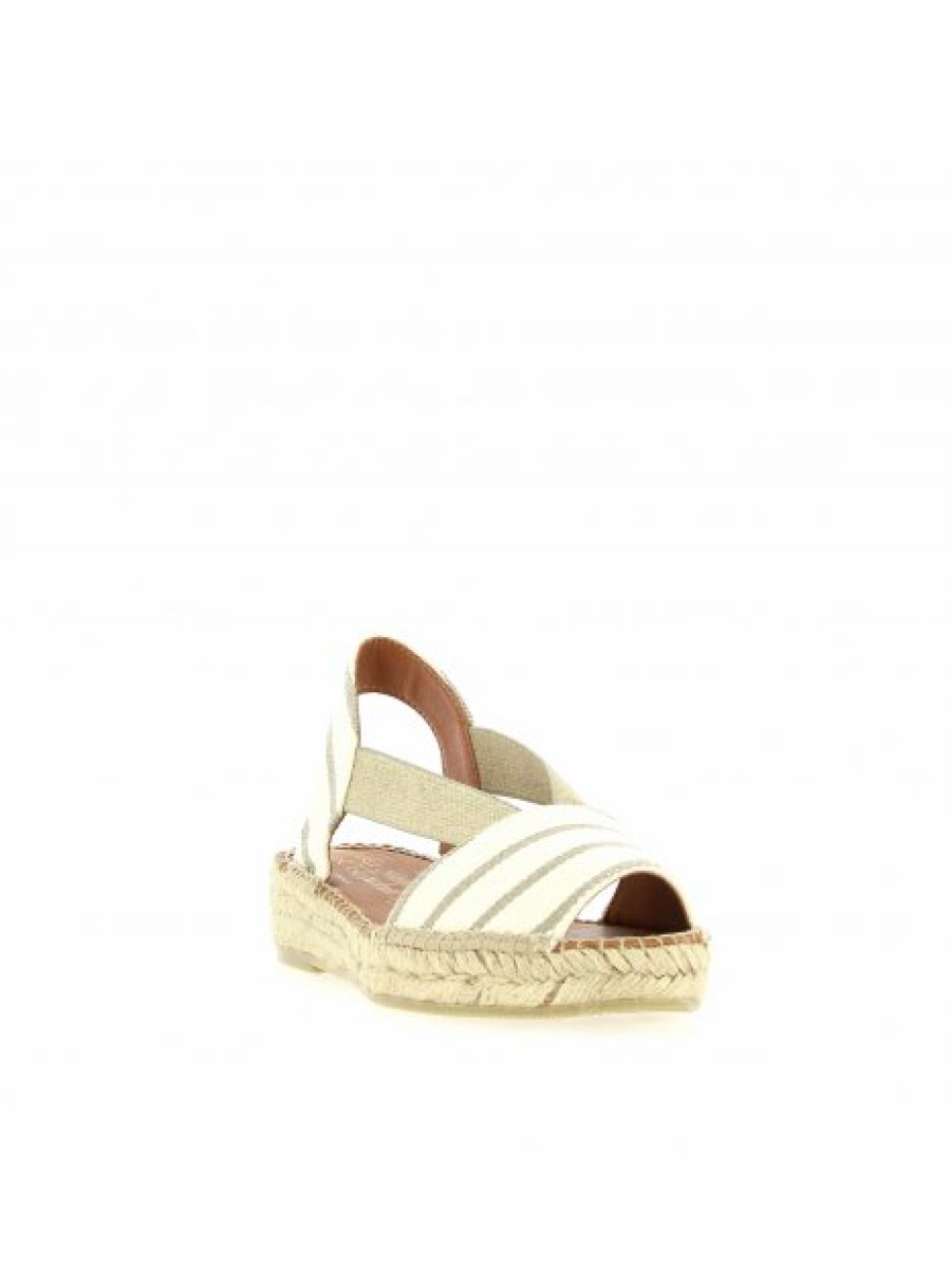 Espadrilles Maison de espadrille Femme | Inte23-715 Ecru-Lin