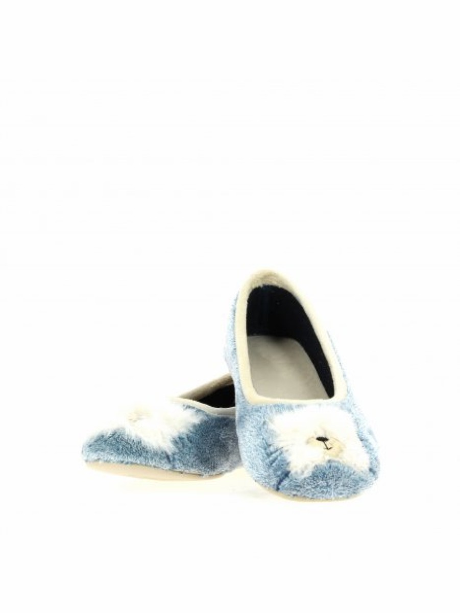 Pantoufles Maison de espadrille | Inth21-6054 Bleu