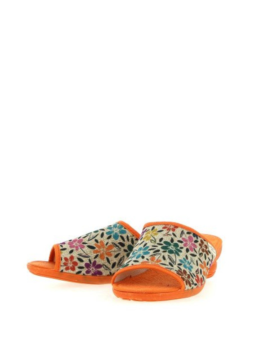 Pantoufles Maison de espadrille | Inte23-C2053 Orange