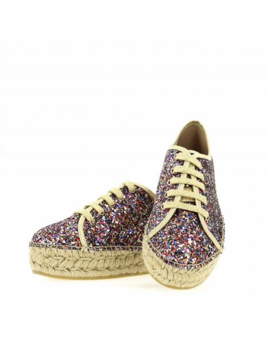 Espadrilles Maison de espadrille Femme | Inte22-495Glitter Co Multi