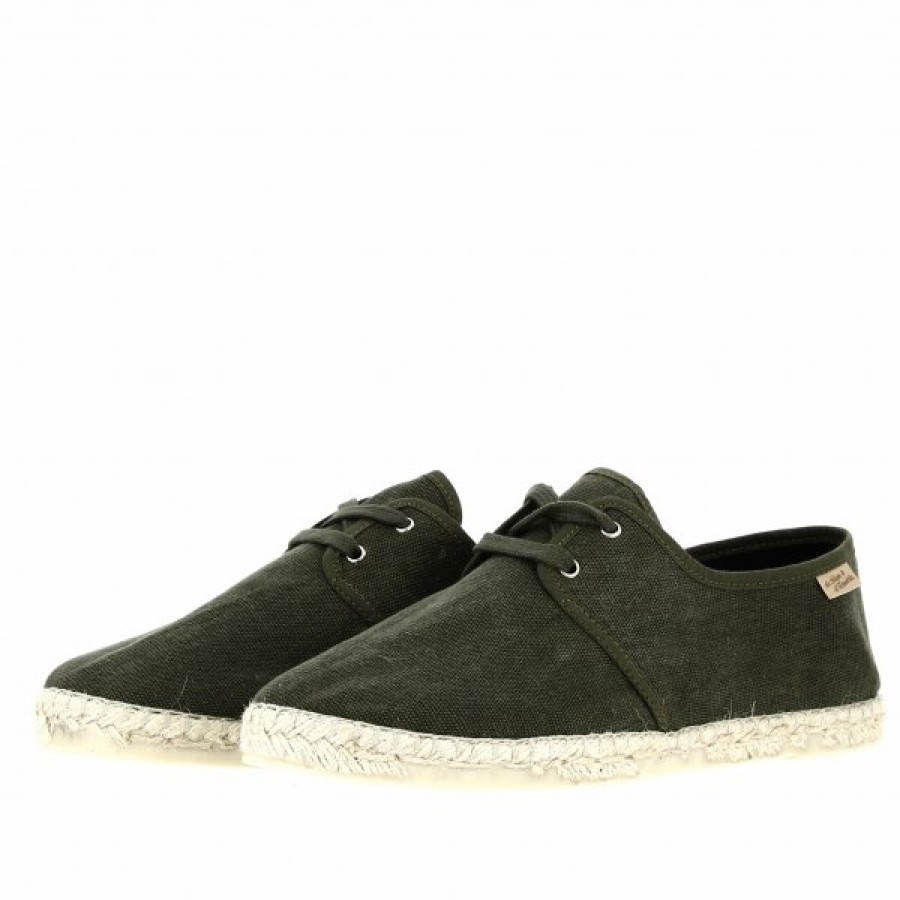 Espadrilles Maison de espadrille Homme | Inte-P102Bolonia Kaki Vert