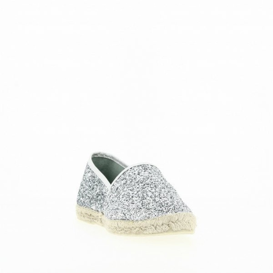 Espadrilles Maison de espadrille Femme | Inte-P324Glitter Argent Gris