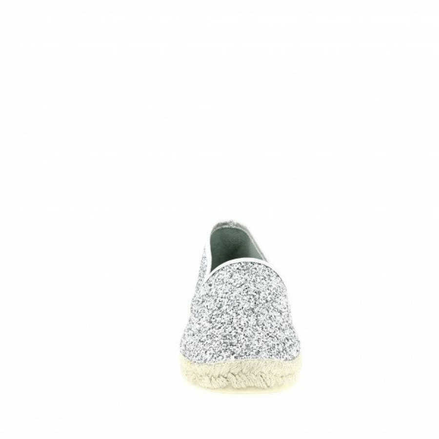 Espadrilles Maison de espadrille Femme | Inte-P324Glitter Argent Gris