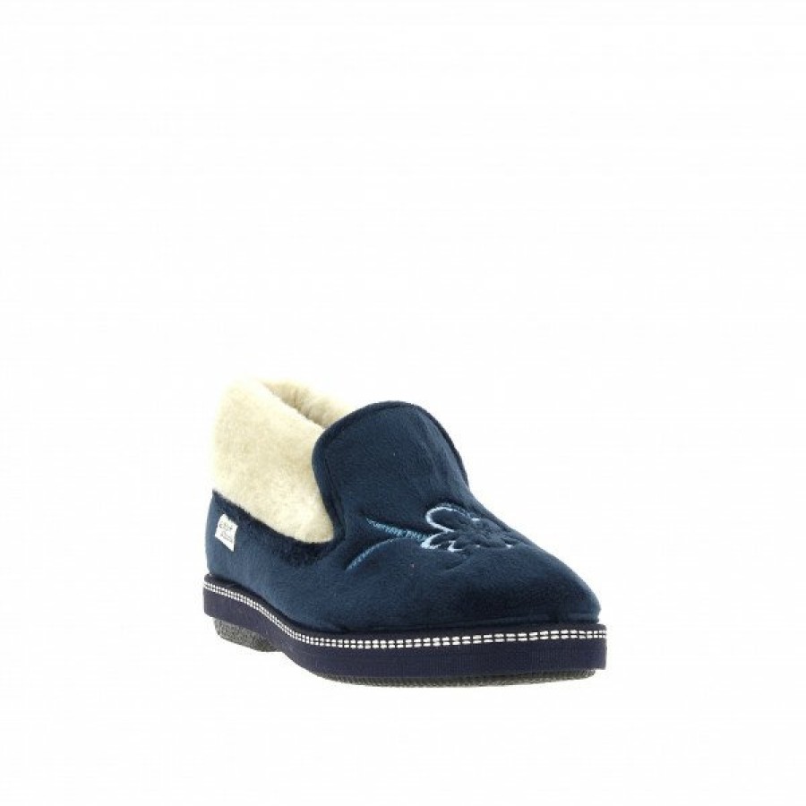 Pantoufles Maison de espadrille | Inth-P6825 Marine Bleu