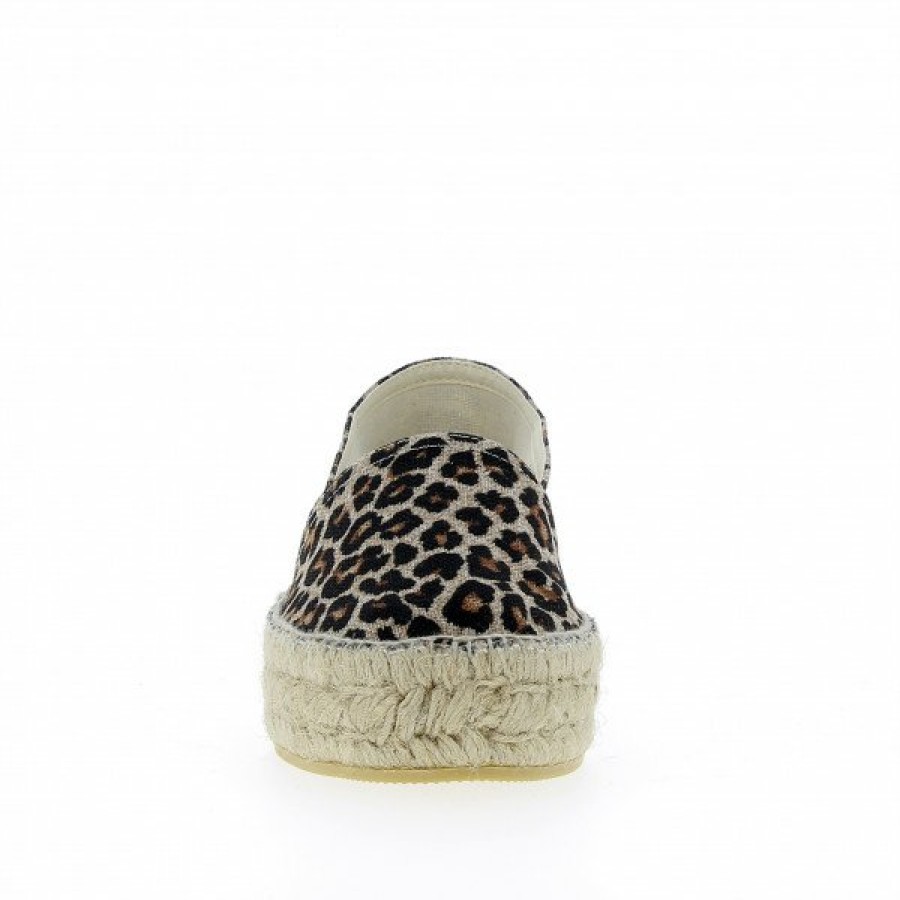 Espadrilles Maison de espadrille Femme | Inte-P485Rustic Leopard Noir