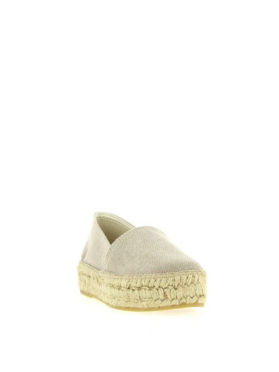 Espadrilles Maison de espadrille Femme | Inte23-485Lona Taupe Ecru