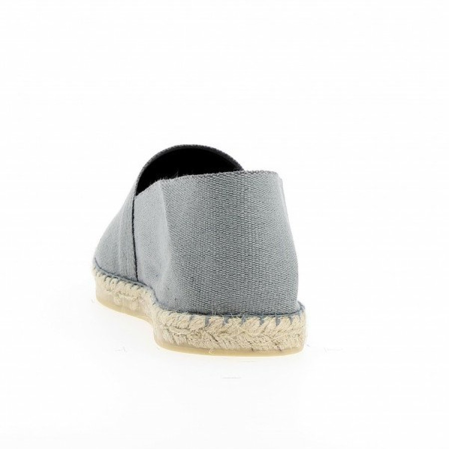 Espadrilles Maison de espadrille Cousu Machine | Souple Unis Gris