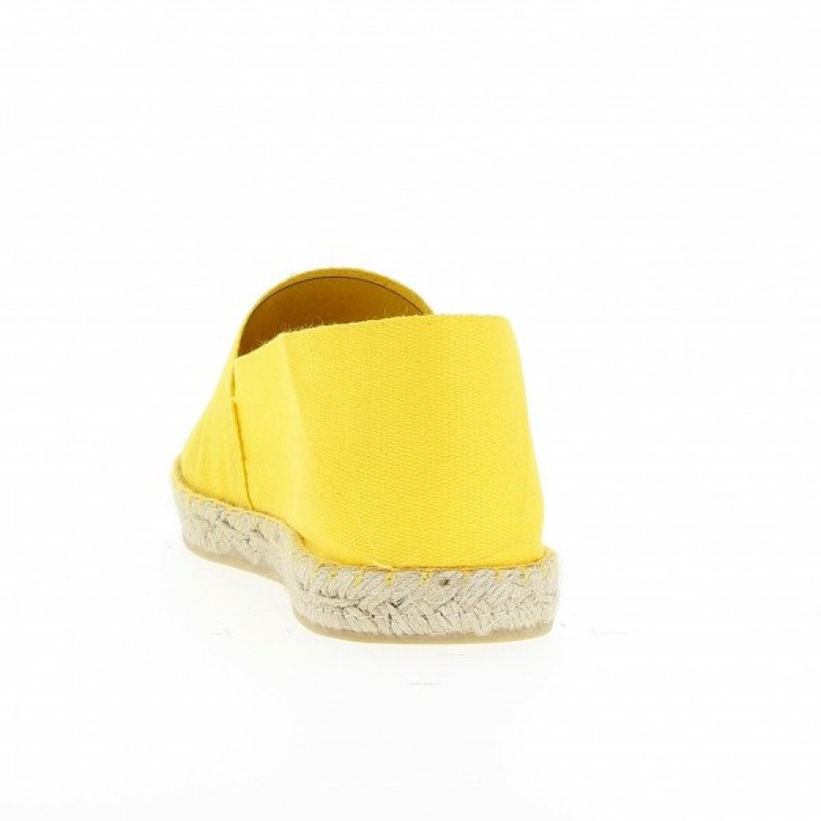 Espadrilles Maison de espadrille Cousu Machine | Souple Unis Jaune